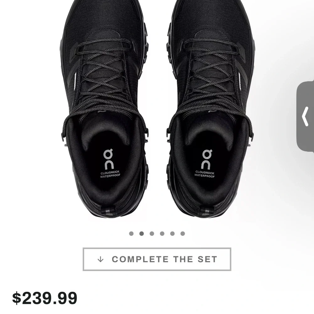 On Running Men's Black Boots